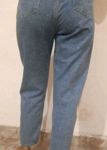 High Waist Boyfriend Jeans