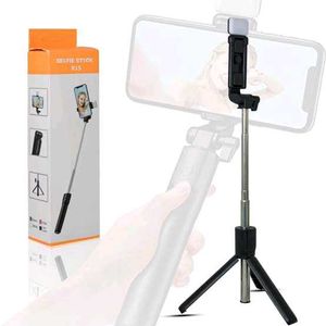 R1S Selfie Stick Cum With light[Yellow]