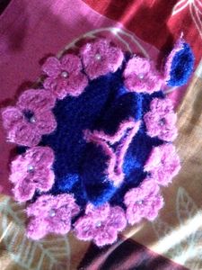 Handcrafted Corhet laddu Gopal Dress