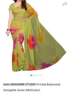 Floral Soft Saree❤️