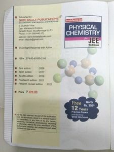 Problems in Physical Chemistry for JEE