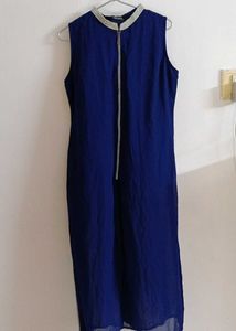 Dark Blue Kurta Set
