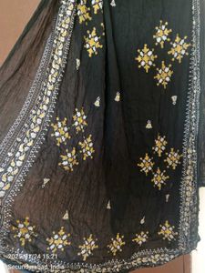 Black Printed Dupatta
