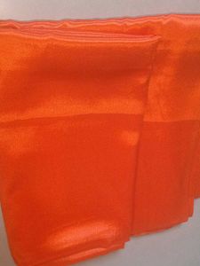 Orange Satin Fabric