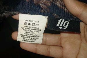 Fig Blue Scarf