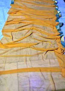 Saree with Stitched Blouse Size 42 Pico fall done