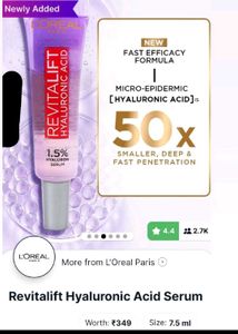 Loreal Paris Minu Face Serum Trial Pack New Seal