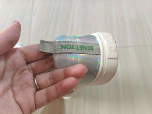 united Colors of Benetton metallic slip on Sneaker