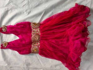 Beautiful Pink 🩷 Frock For Girl