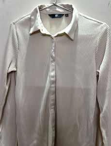 Elegant Pleated Button-Down Shirt 💫