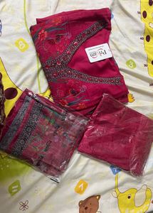Elegant Floral Print Kurta XL Size