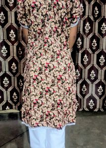 Floral Print Kurta
