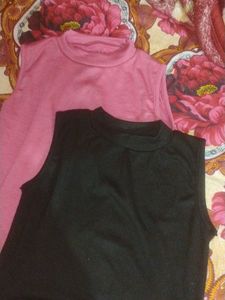 black pink tank top combo