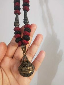 Antique Silver Thread Necklace