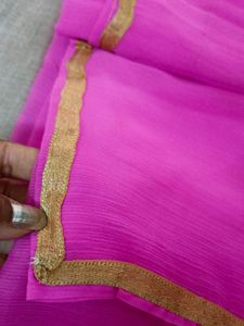 New Magenta Colour Saree
