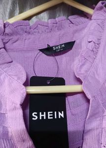 Shein Purple Blouse