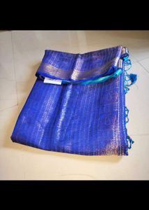New Fancy Wear  Saree With Dual Colour