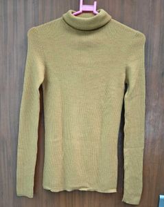 UNIQLO Mustard High Neck