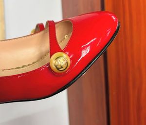 Authentic Gucci Patent Leather Mary Jane Heel