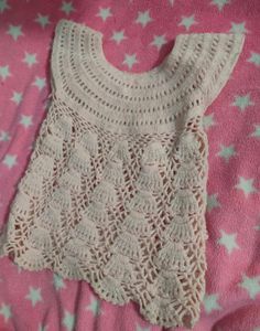 Adorable Handmade Knitted Baby Dress