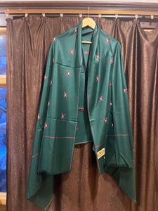 Winter Shawl Green