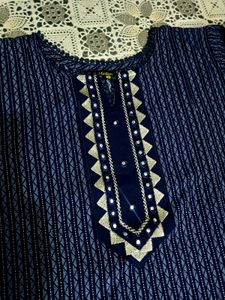 Blue Color Ka Kurta Set Dupatta Pajama Pant Cut