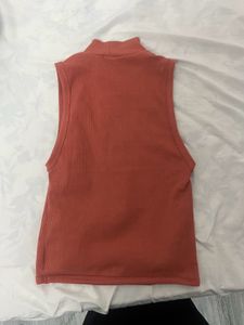 Zara Sleeveless Turtleneck Top
