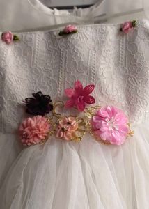 Beautiful White Frock Looking Like Princess