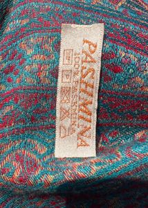 Pashmina Red Embroidered Stole