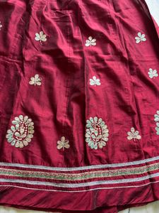 Rajasthan Skirt /Maroon Embroidered Skir