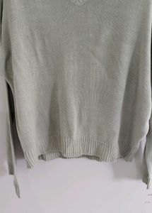 V-Neck Knit Sweater