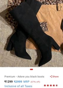 Adore You Black Boots