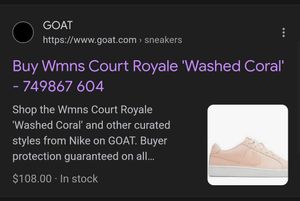 Authentic Nike Court Royale