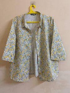 M31- Women Floral Print Shirt Top
