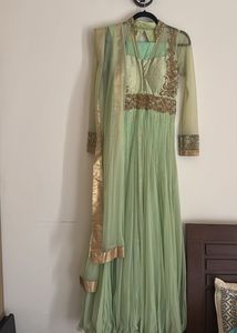 Mint Green Anarkali Suit