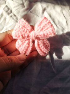 Handmade Crocheted Bow