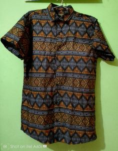 Men Geometric Print Casual Shirt
