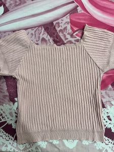 Cute Pink Button Top