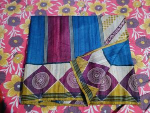 Pure Gicha Tussar Silk Saree