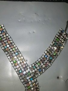 Rhinestone Necklace &amp; Earring Set