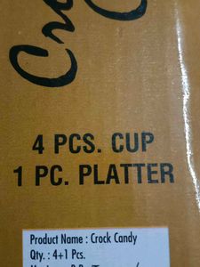 4 Cup 1 Platter Set