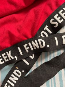Red Cropped Hoodie