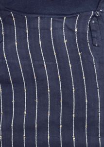 Striped Navy Kurta