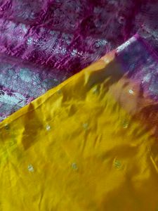 Silk Yellow Saree