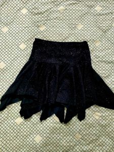 Black Mini Y2K Skirt
