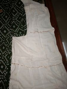Like New Bandhani Dark Green Kurta-shirt Set