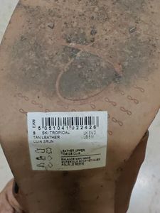 Clarks Tan Leather Block Heels