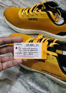 Bounce Yellow Running Shoes