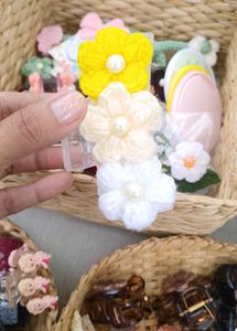 Floral Hair Claw Clip