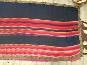 🇳🇿💫🎀Elegant Navy Blue Saree